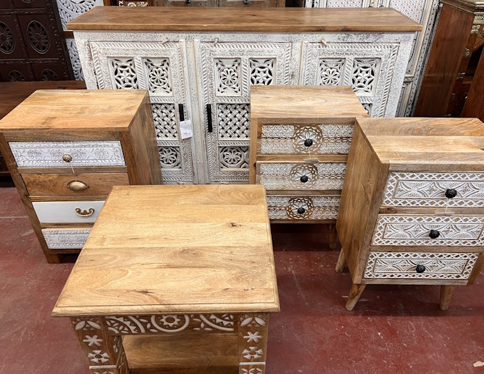 Mobilier en manguier de Mala India