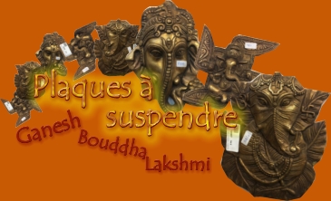  Plaque en métal à suspendre    (Mala India )