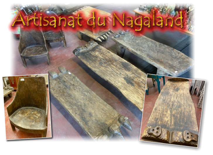  EXCEPTIONNEL ! Articles du Nagaland (Mala India )