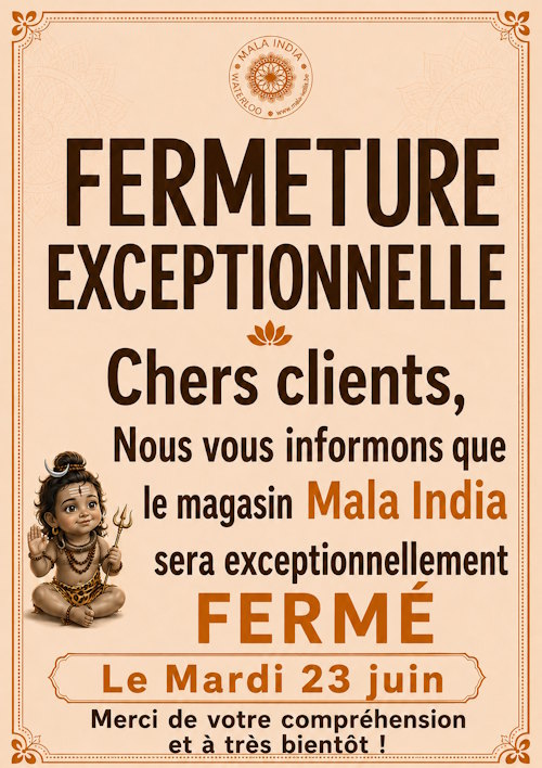  Magasin fermé ce mardi 23 juin !