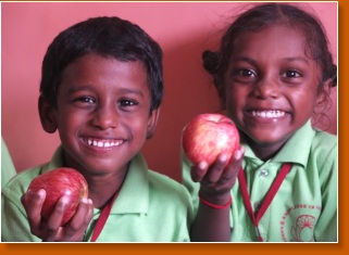 LA NOURRITURE A LA GANDHIJI SCHOOL (Mala India )