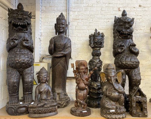  STATUES NEPALAISES (Mala India )